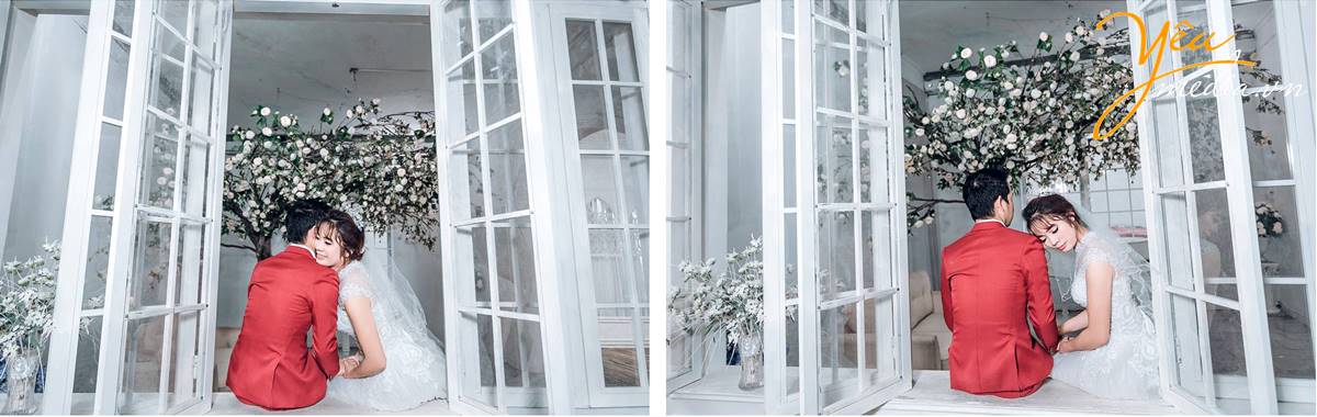 chụp ảnh cưới tại phim trường Rosa