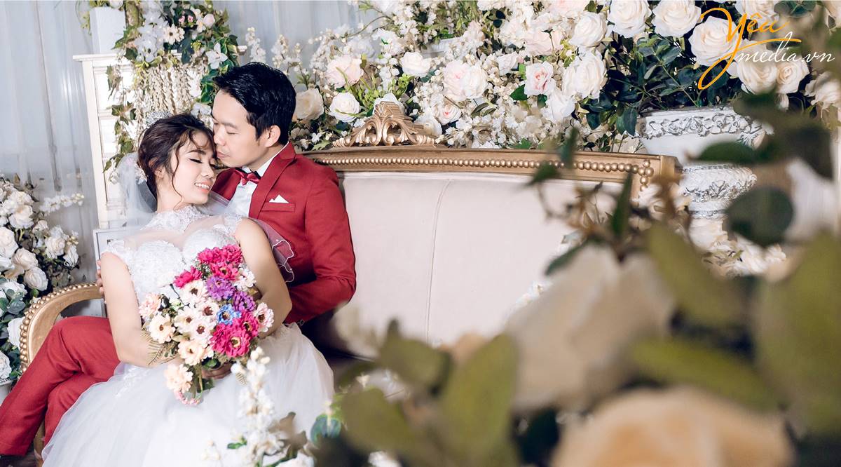 chụp ảnh cưới tại phim trường Rosa