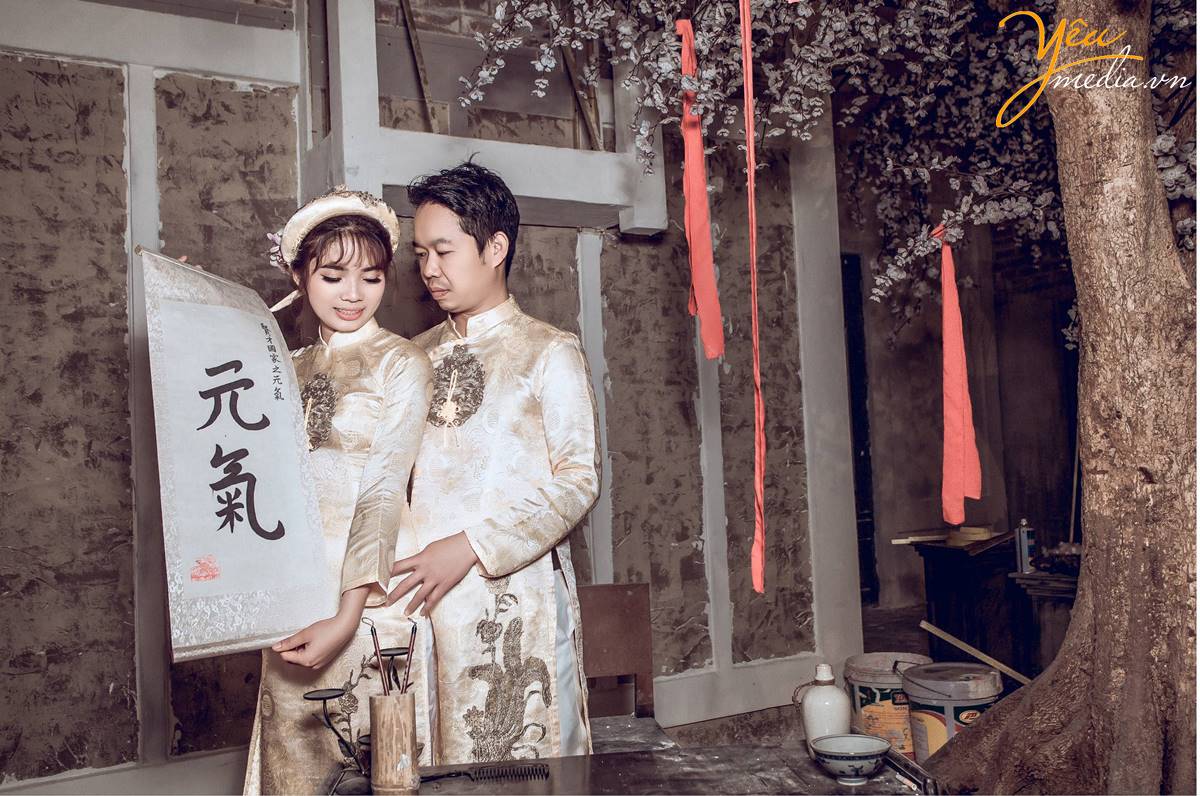 chụp ảnh cưới tại phim trường Rosa