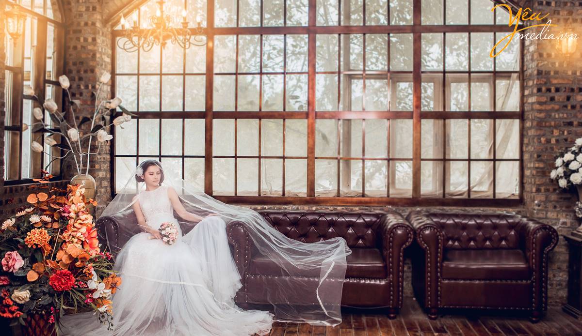 chụp ảnh cưới tại phim trường Rosa