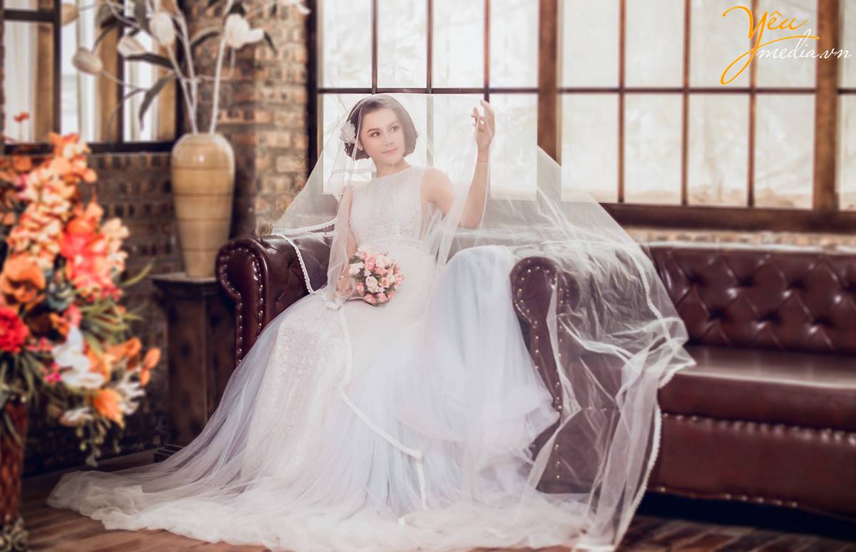 chụp ảnh cưới tại phim trường Rosa