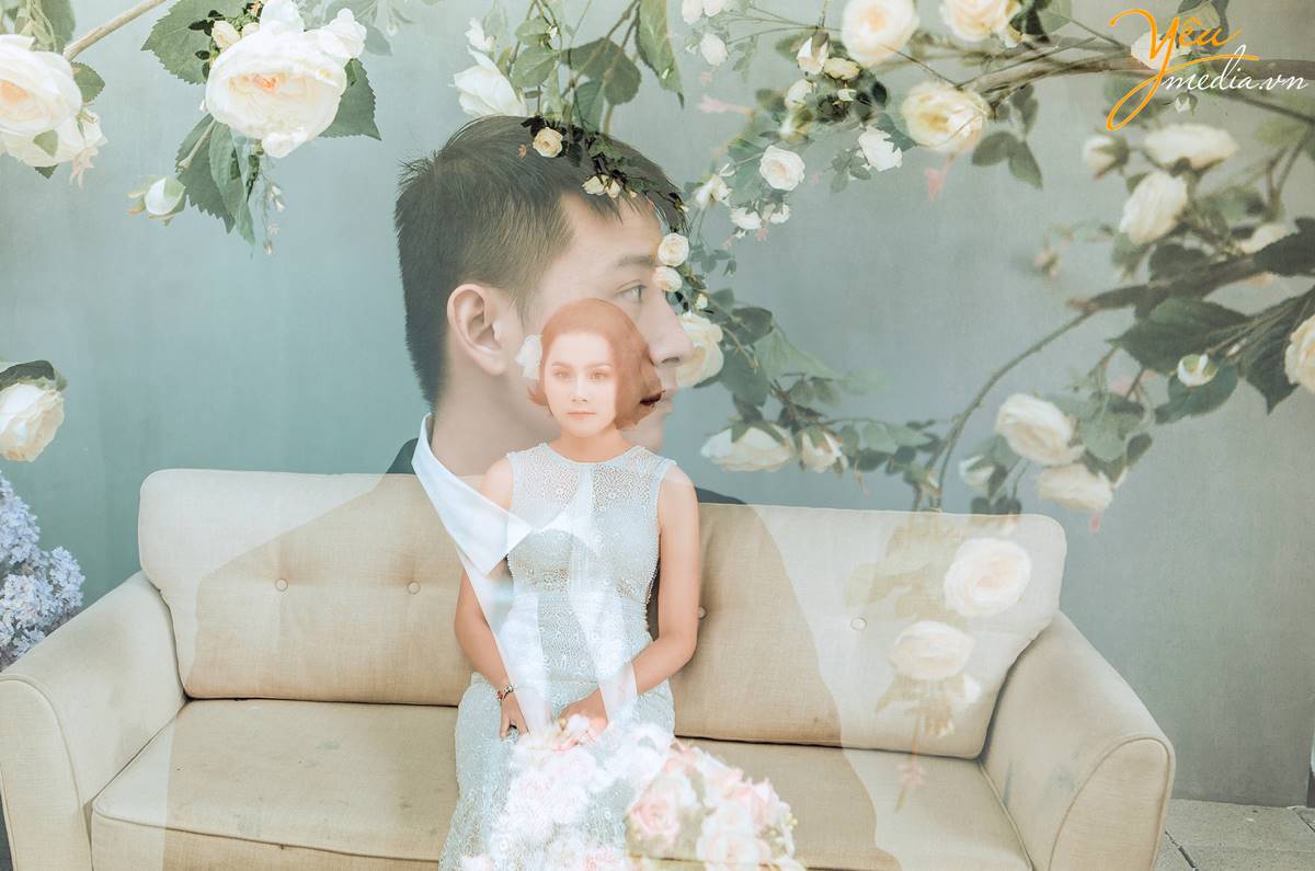 chụp ảnh cưới tại phim trường Rosa