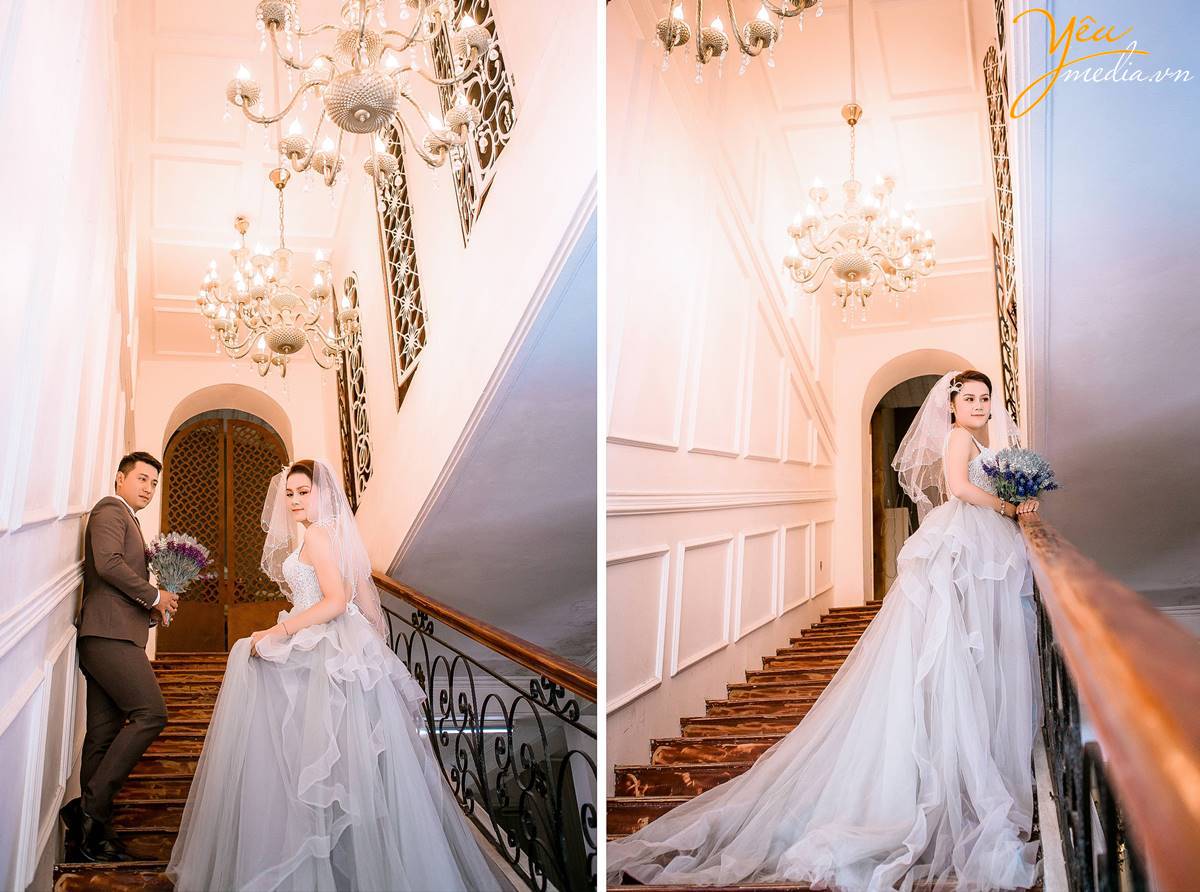 chụp ảnh cưới tại phim trường Rosa