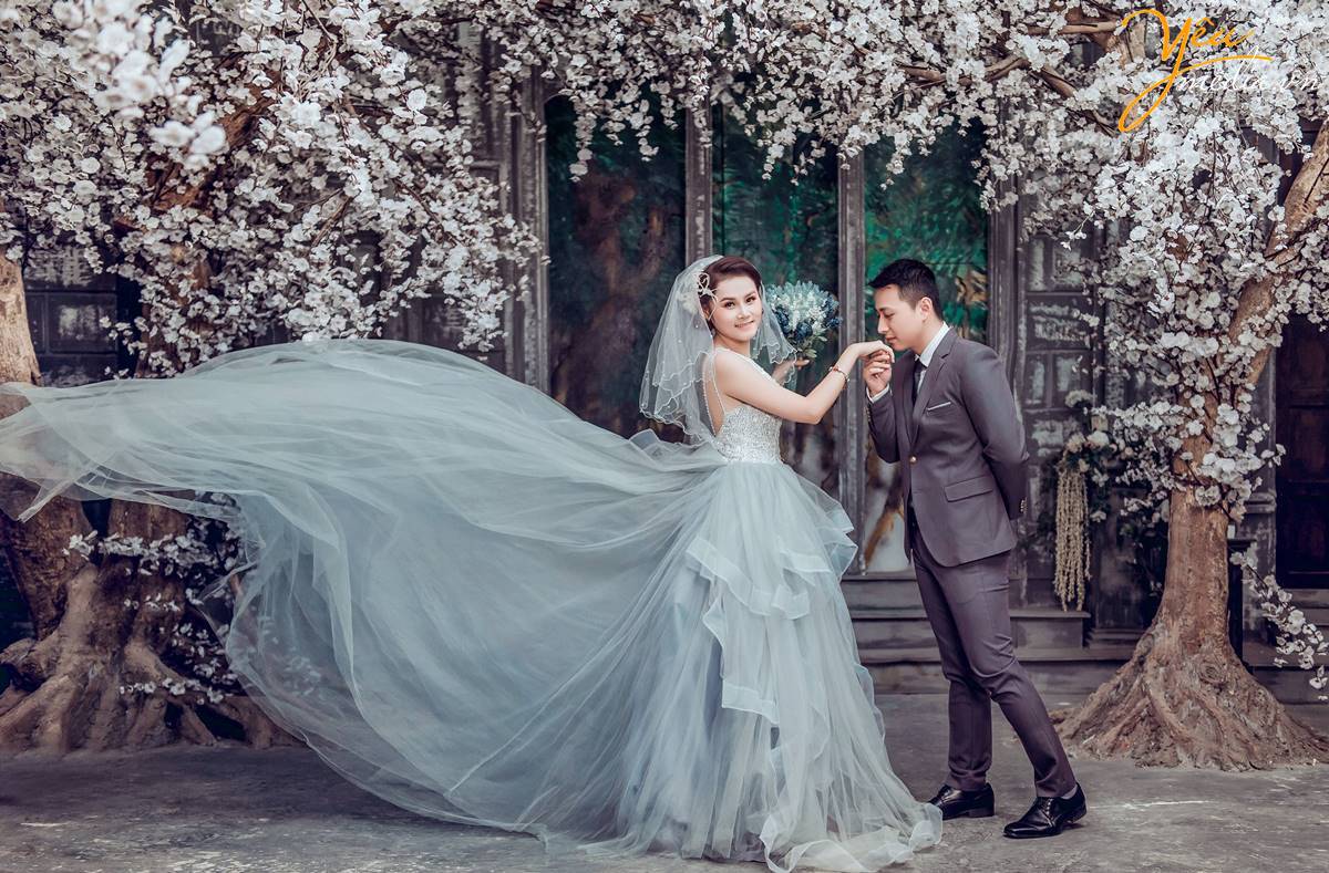 chụp ảnh cưới tại phim trường Rosa