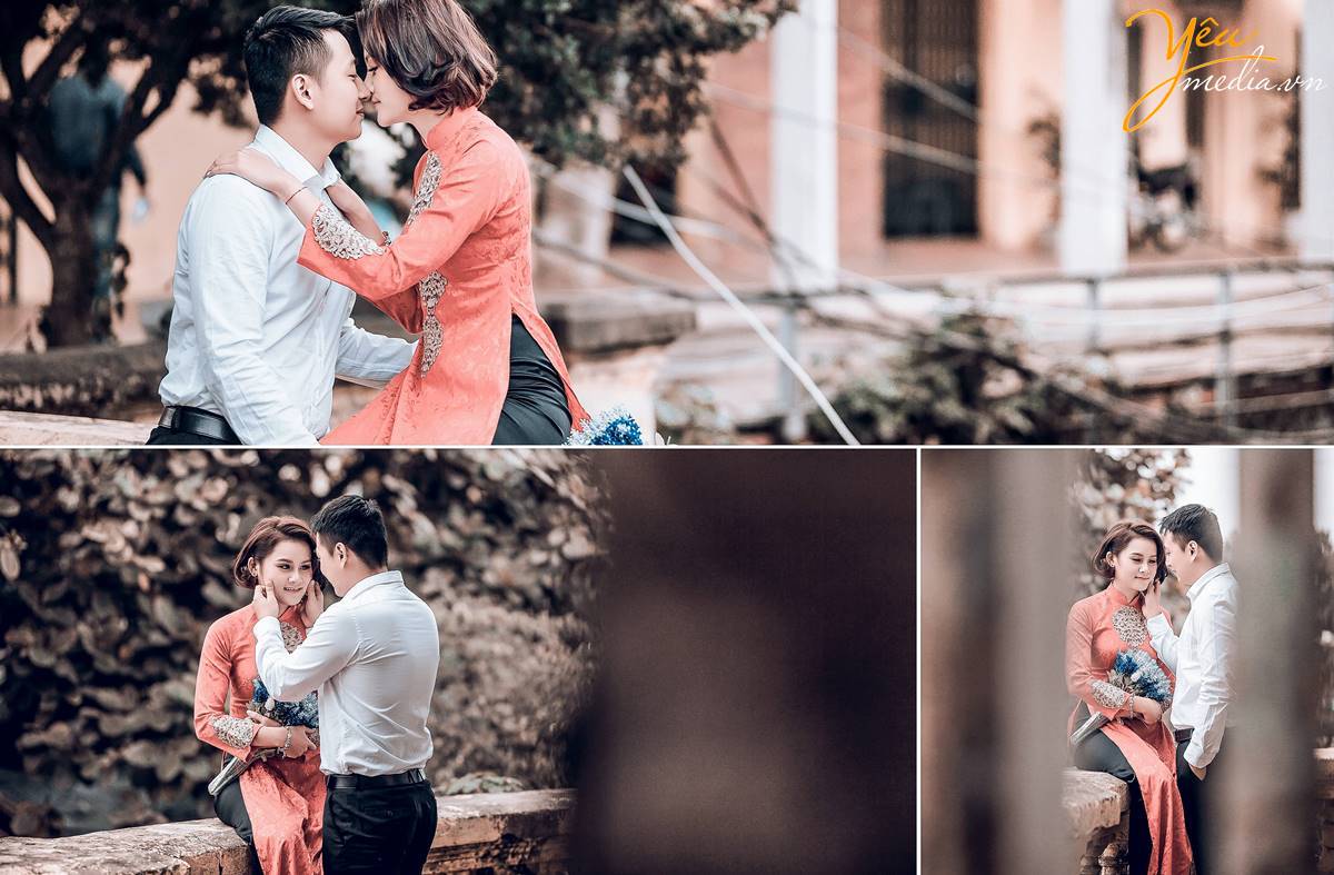 chụp ảnh cưới tại cầu Long Biên