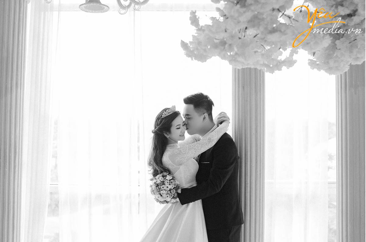 chụp ảnh cưới tại phim trường Santorini