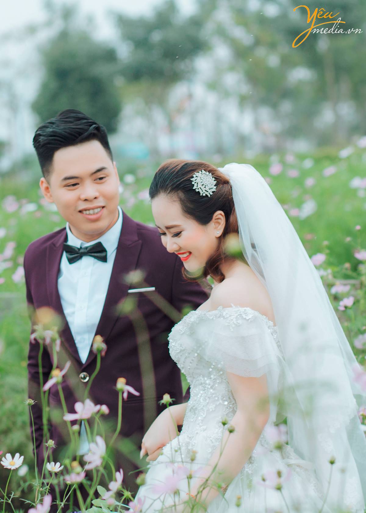 chụp ảnh cưới tại phim trường Santorini