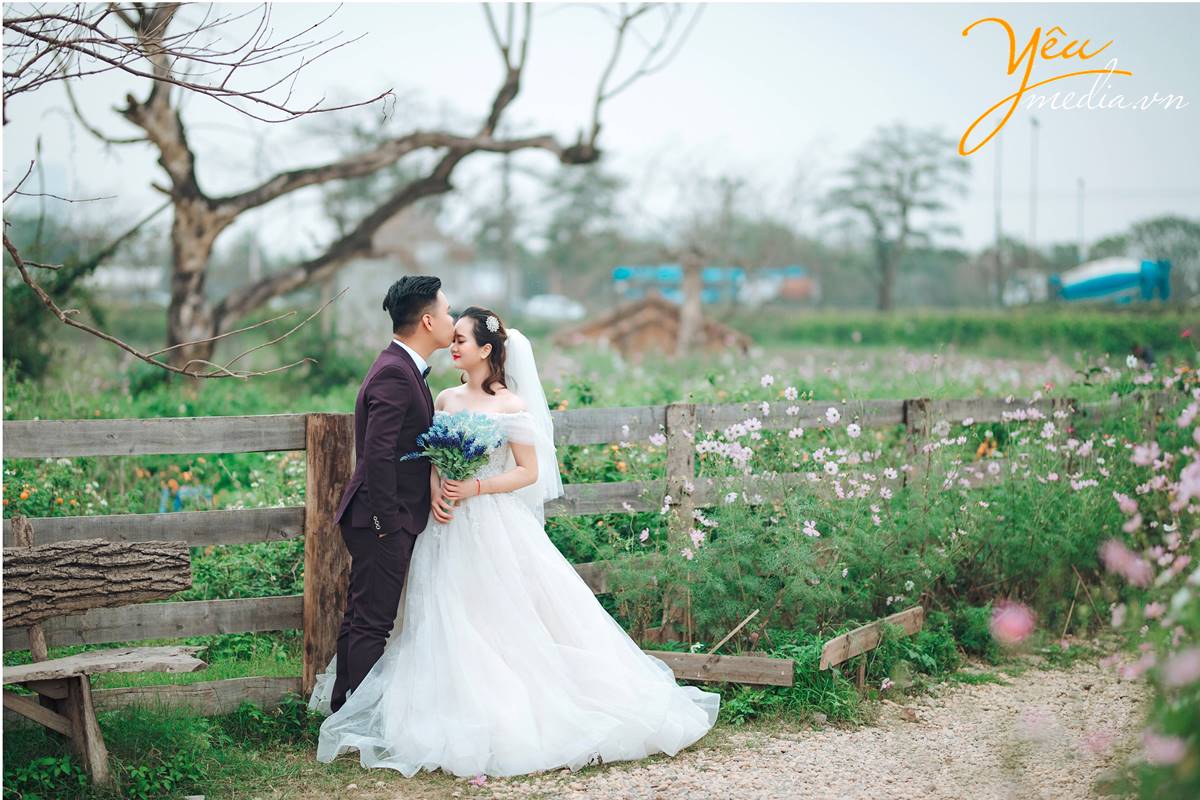 chụp ảnh cưới tại phim trường Santorini