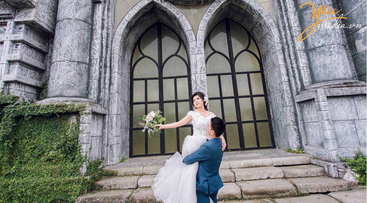 chụp ảnh cưới tại Smiley Ville