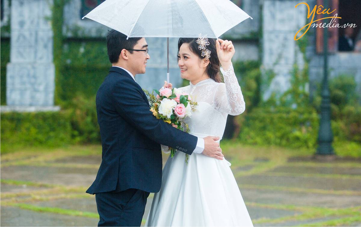 chụp ảnh cưới tại phim trường Smiley Ville