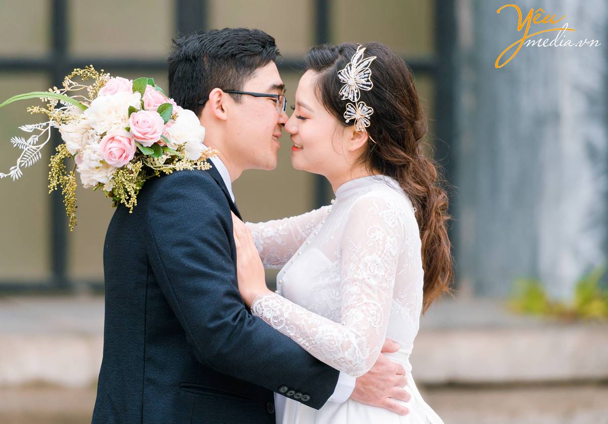 chụp ảnh cưới tại phim trường Smiley Ville