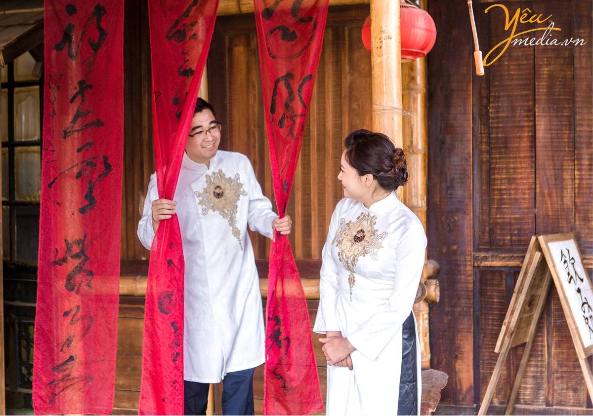 chụp ảnh cưới tại phim trường Smiley Ville