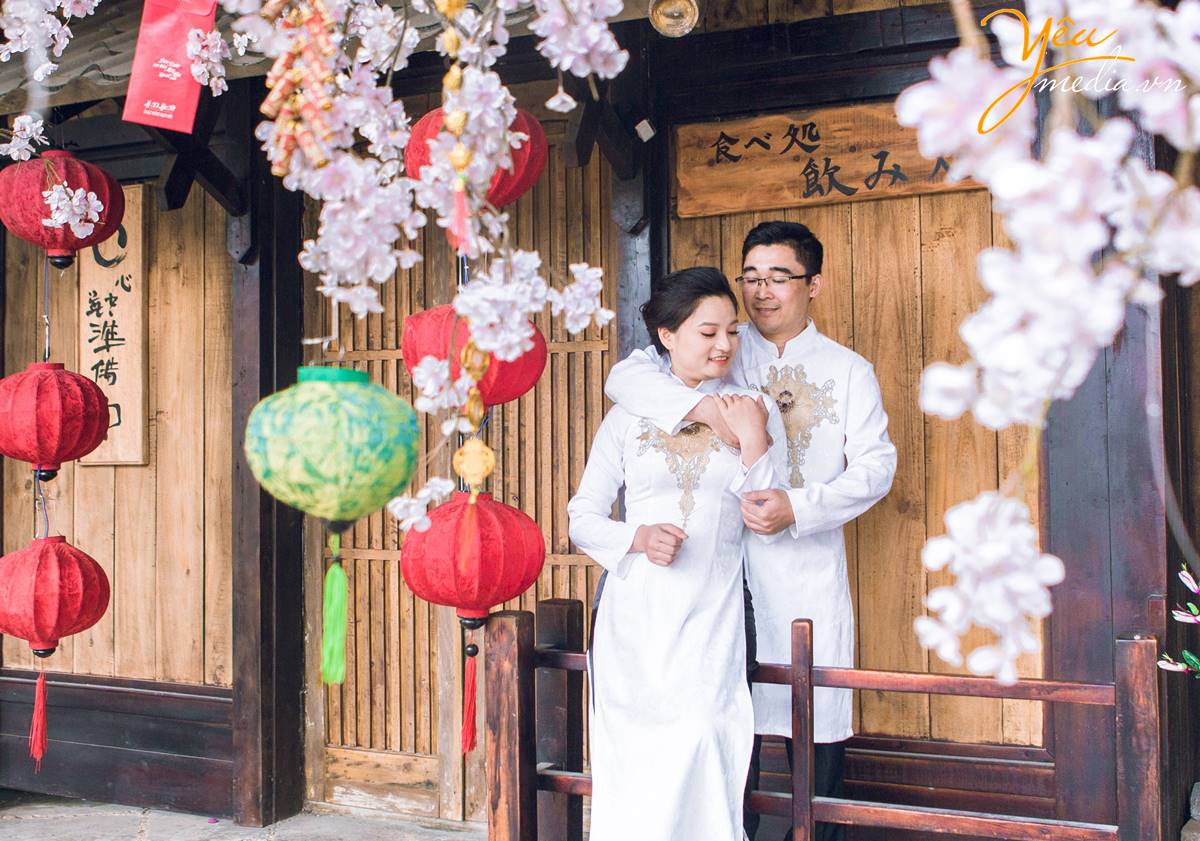 chụp ảnh cưới tại phim trường Smiley Ville