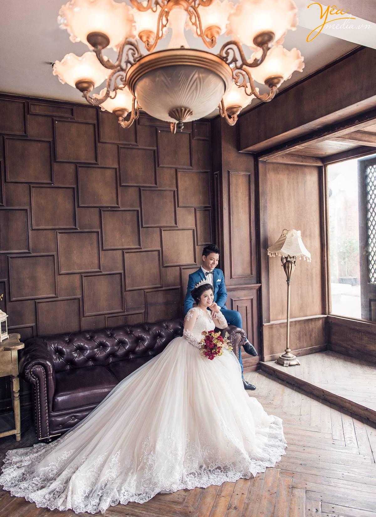 chụp ảnh cưới tại phim trường Smiley Ville