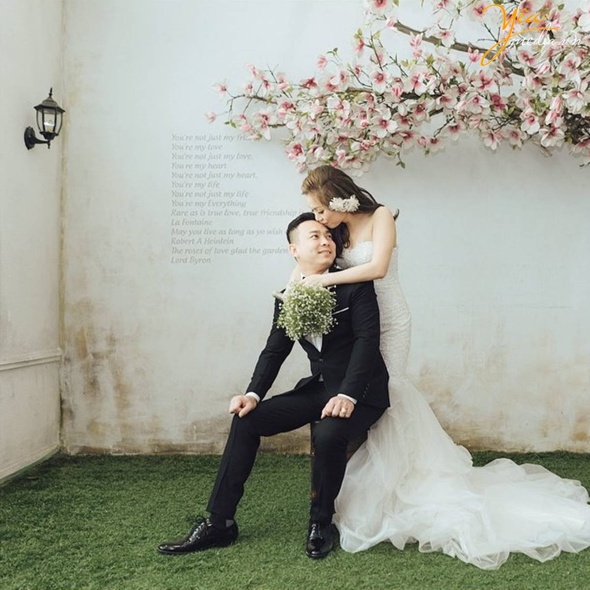 chụp ảnh cưới tại phim trường VTV8 Huế