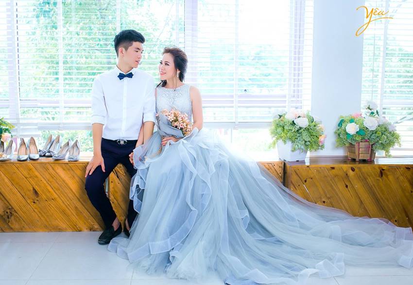 chụp ảnh cưới tại Santorini Park