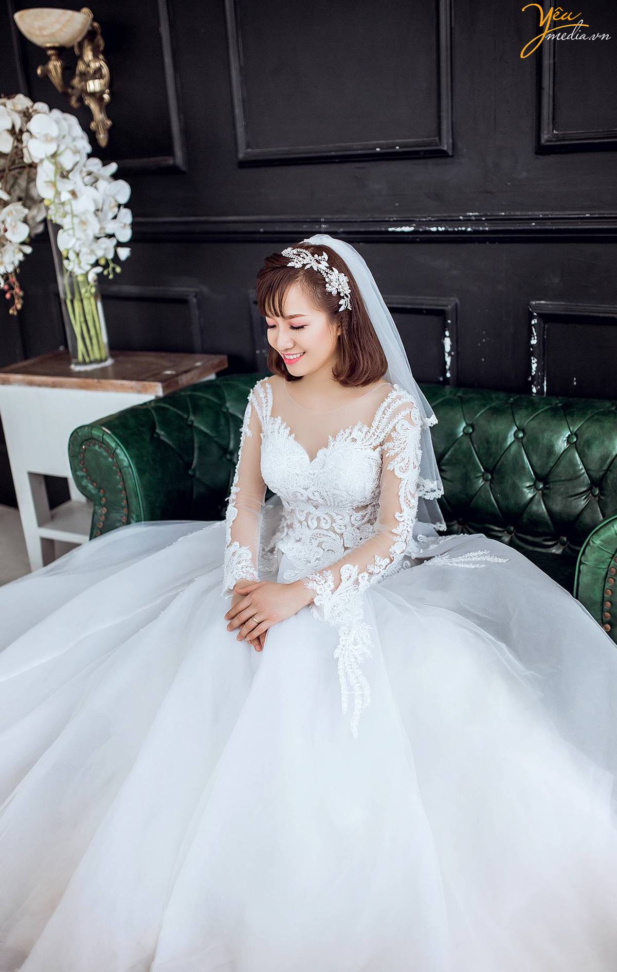 chụp ảnh cưới tại Santorini Park