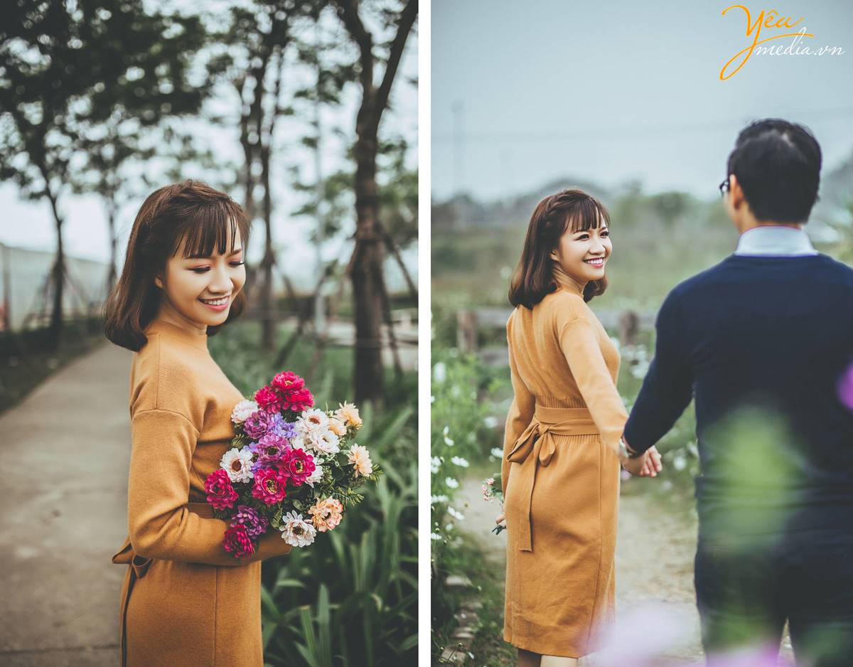 chụp ảnh cưới tại Santorini Park