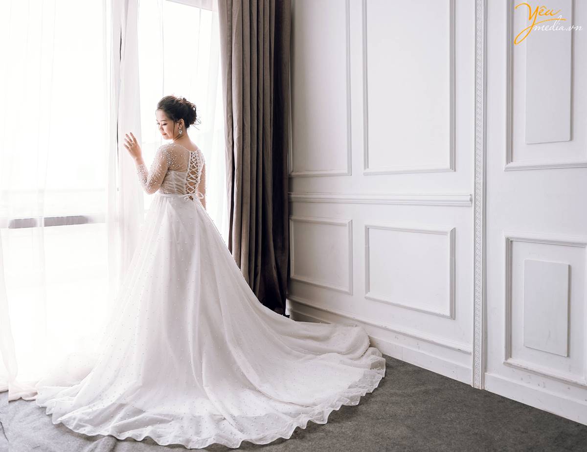 chụp ảnh cưới tại Santorini Park