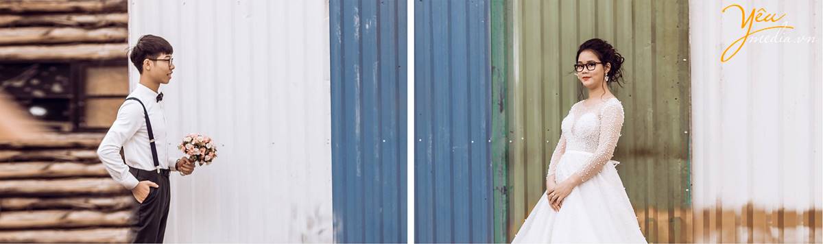 chụp ảnh cưới tại Santorini Park