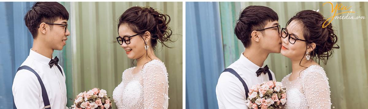 chụp ảnh cưới tại Santorini Park