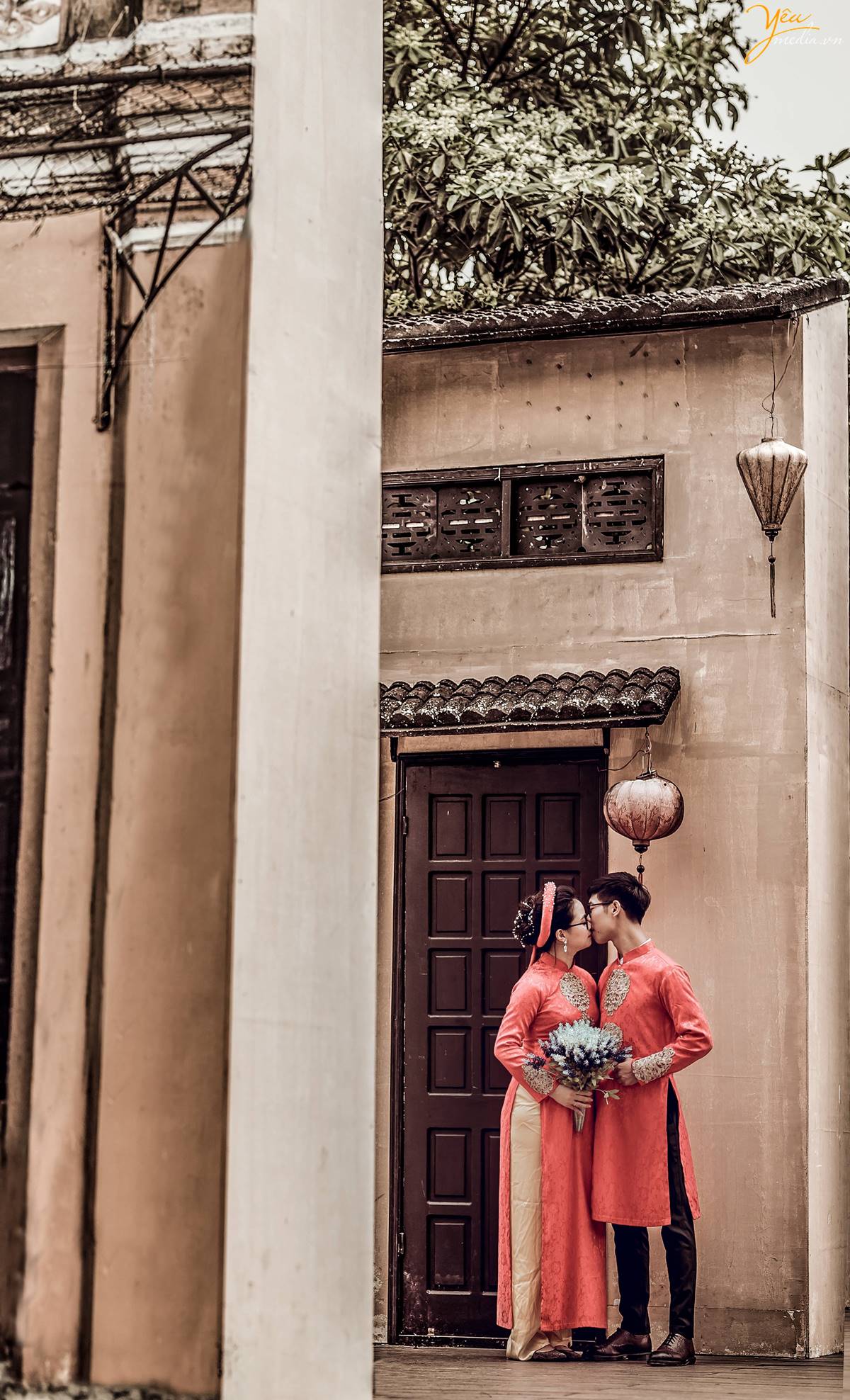 chụp ảnh cưới tại Santorini Park