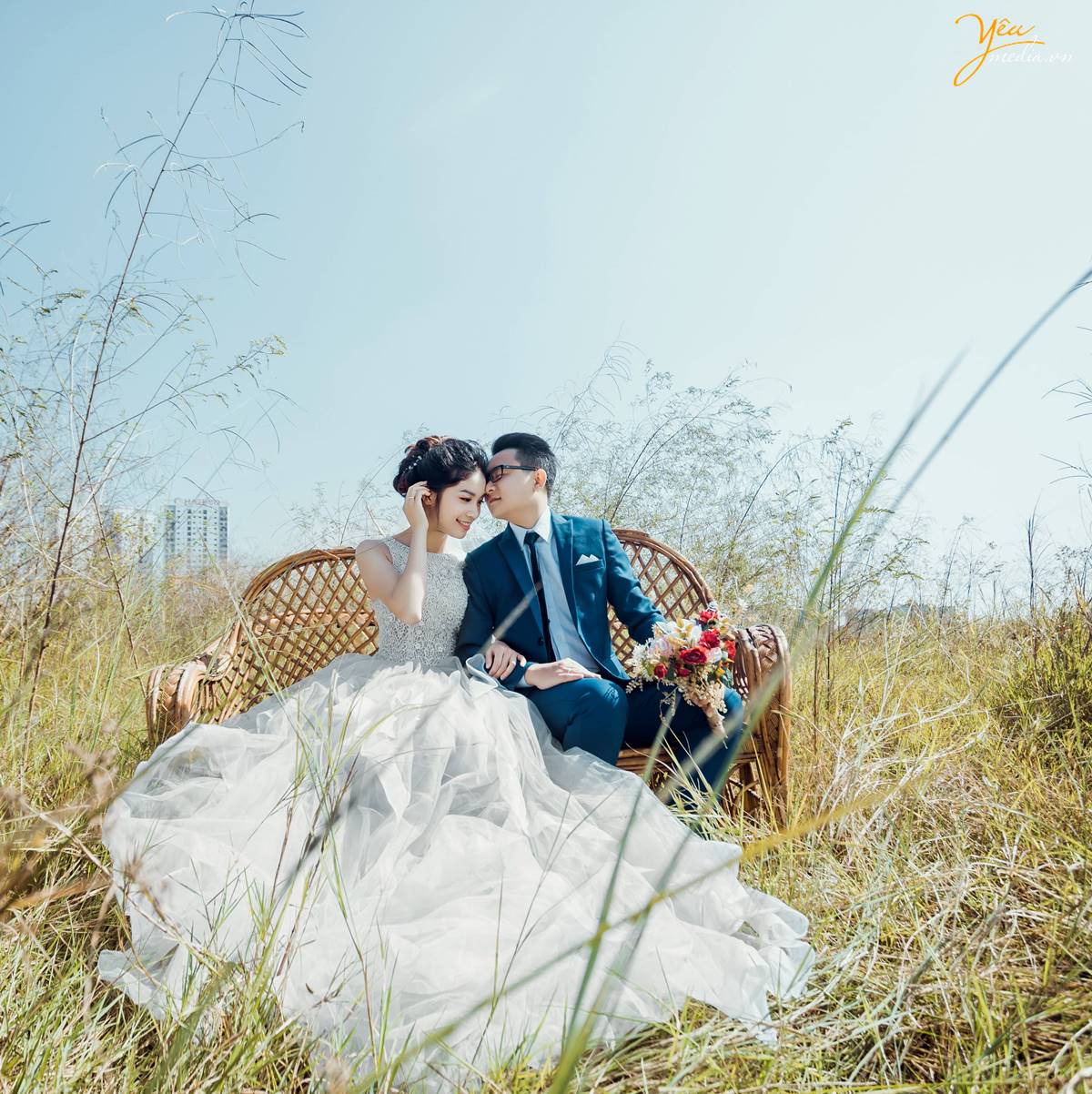 chụp ảnh cưới tại Santorini Park