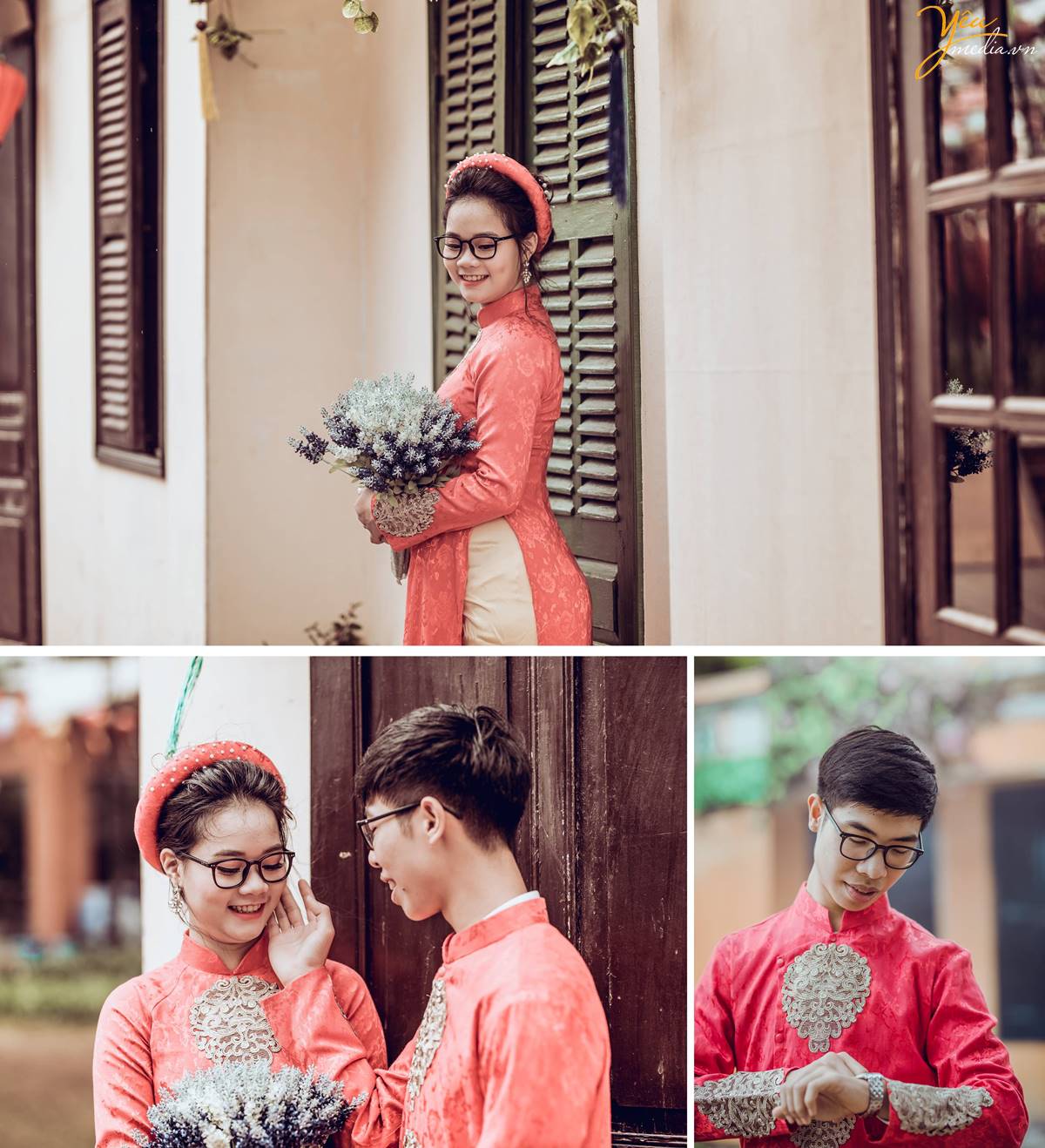 chụp ảnh cưới tại Santorini Park