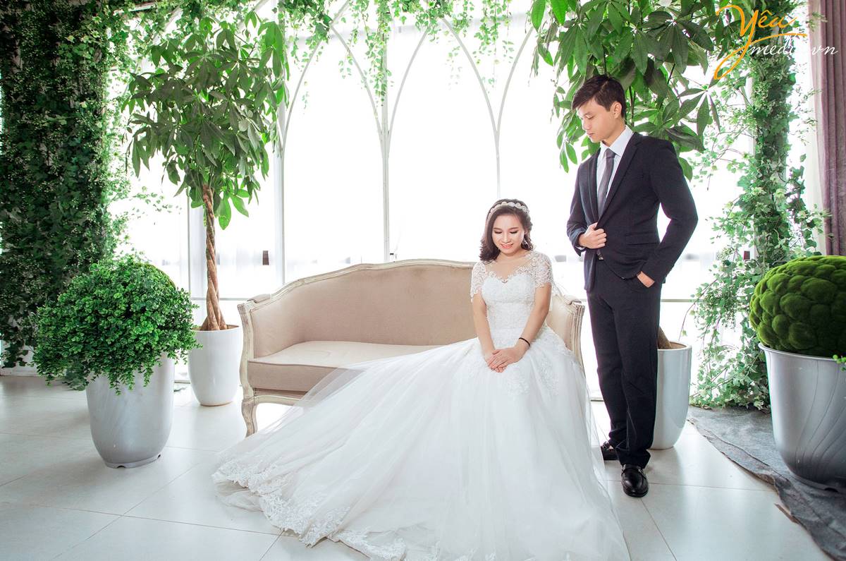 ảnh cưới chụp tại Santorini Park