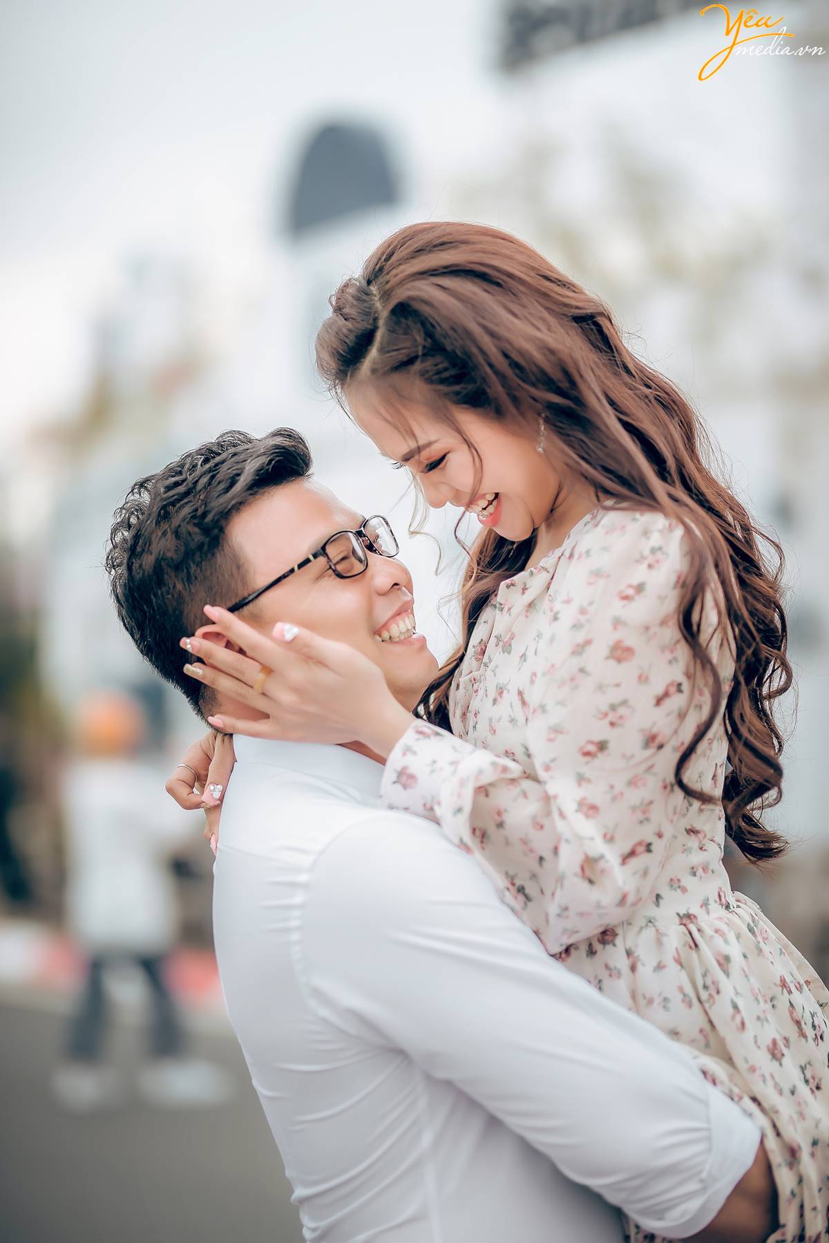 Album ảnh cưới đẹp chụp tại Smiley Ville và Santorini Vibes Cafe