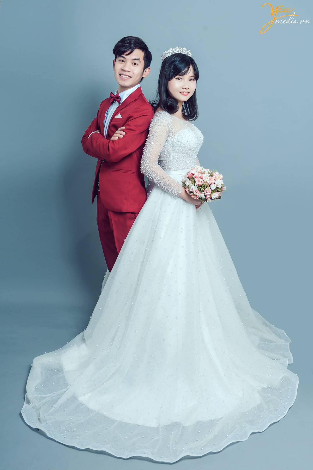 chụp ảnh cưới tại studio