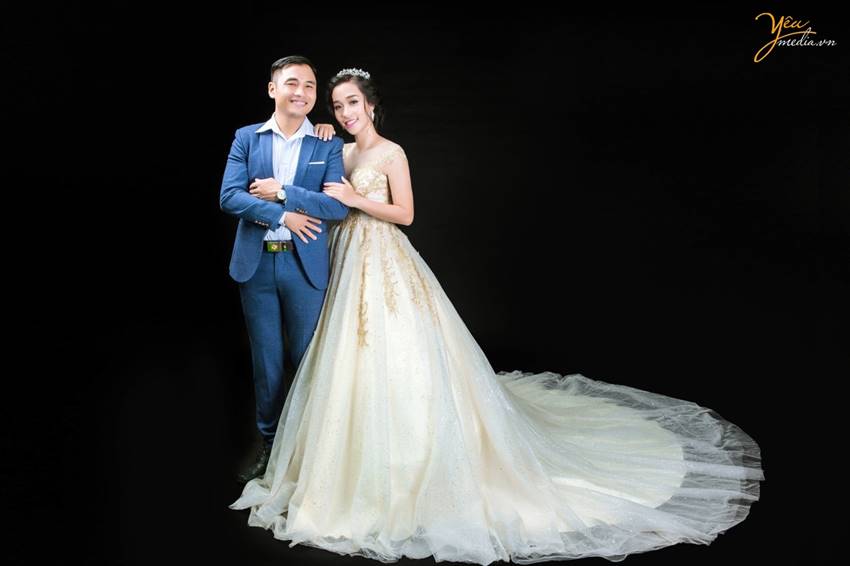 chụp ảnh cưới tại studio