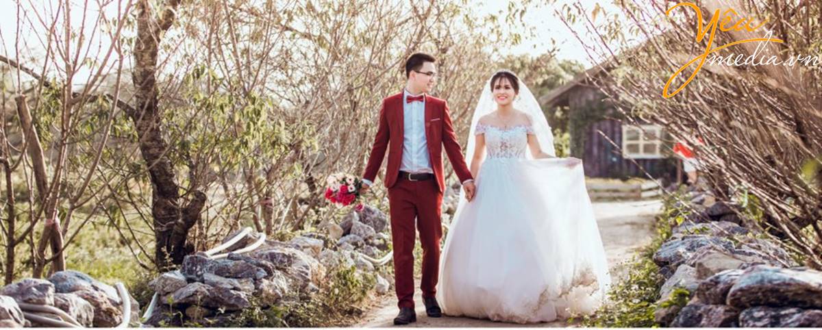 chụp ảnh cưới tại Thảo nguyên hoa Long Biên