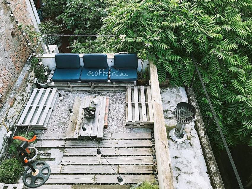 chụp ảnh cưới trên sân thượng