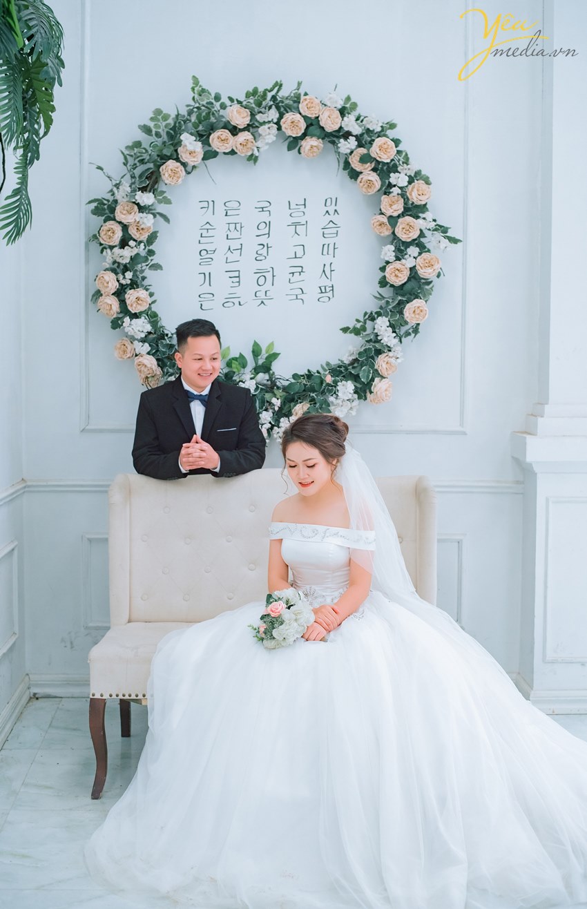 chụp ảnh cưới phong cách hàn quốc korea style album