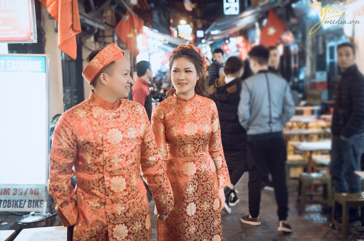 ảnh cưới album áo dài đẹp ở hà nội