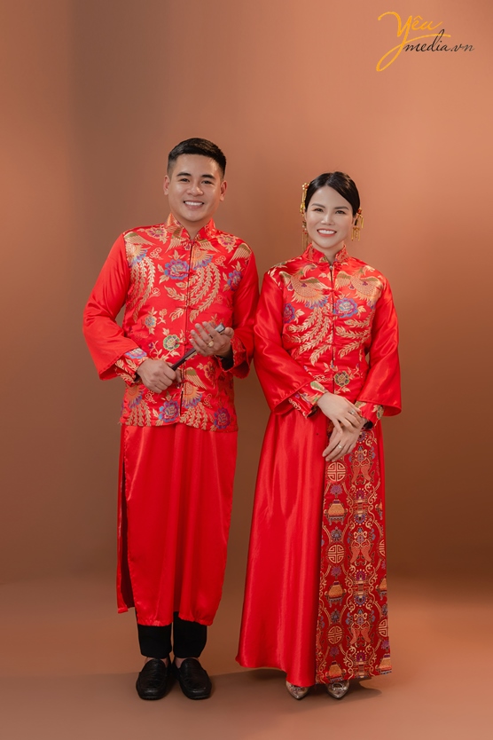 Bộ ảnh cưới chụp trong studio phong cách Hàn Quốc tại Hà Nội