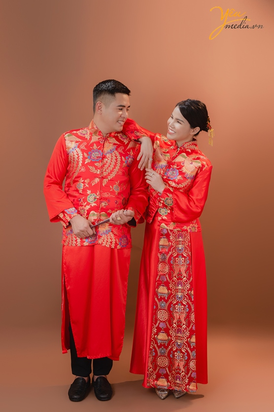 Bộ ảnh cưới chụp trong studio phong cách Hàn Quốc tại Hà Nội