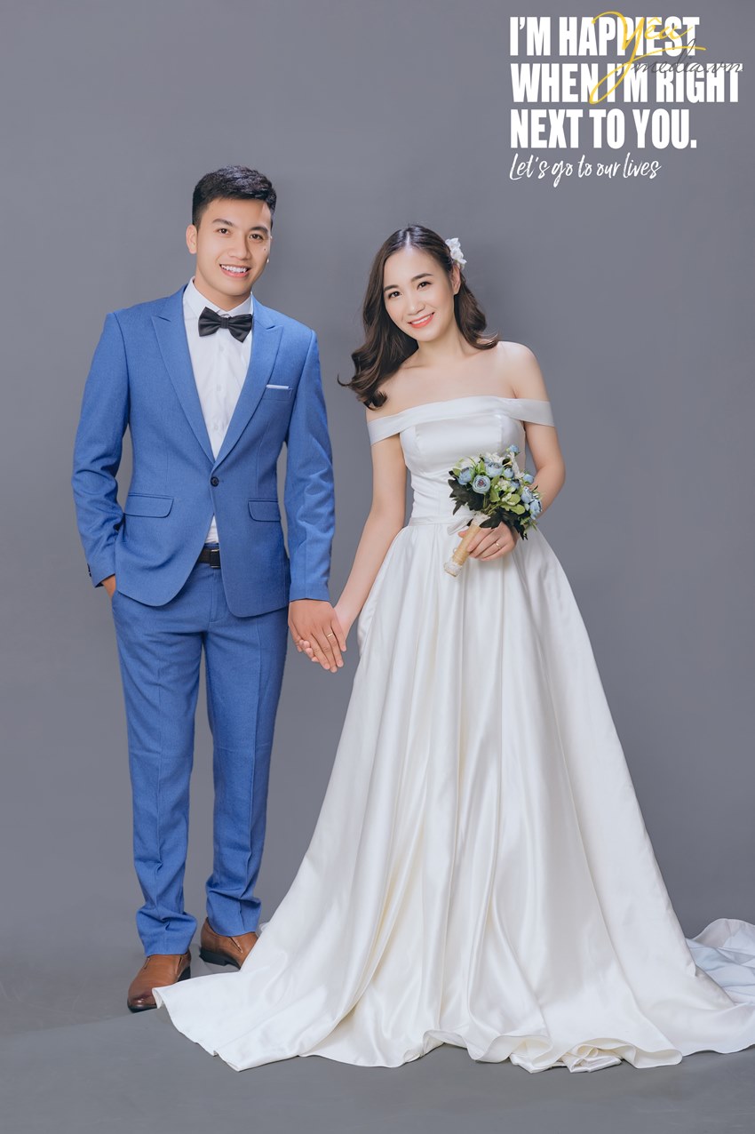 ảnh cưới chụp theo kiểu phong cách hàn quốc studio