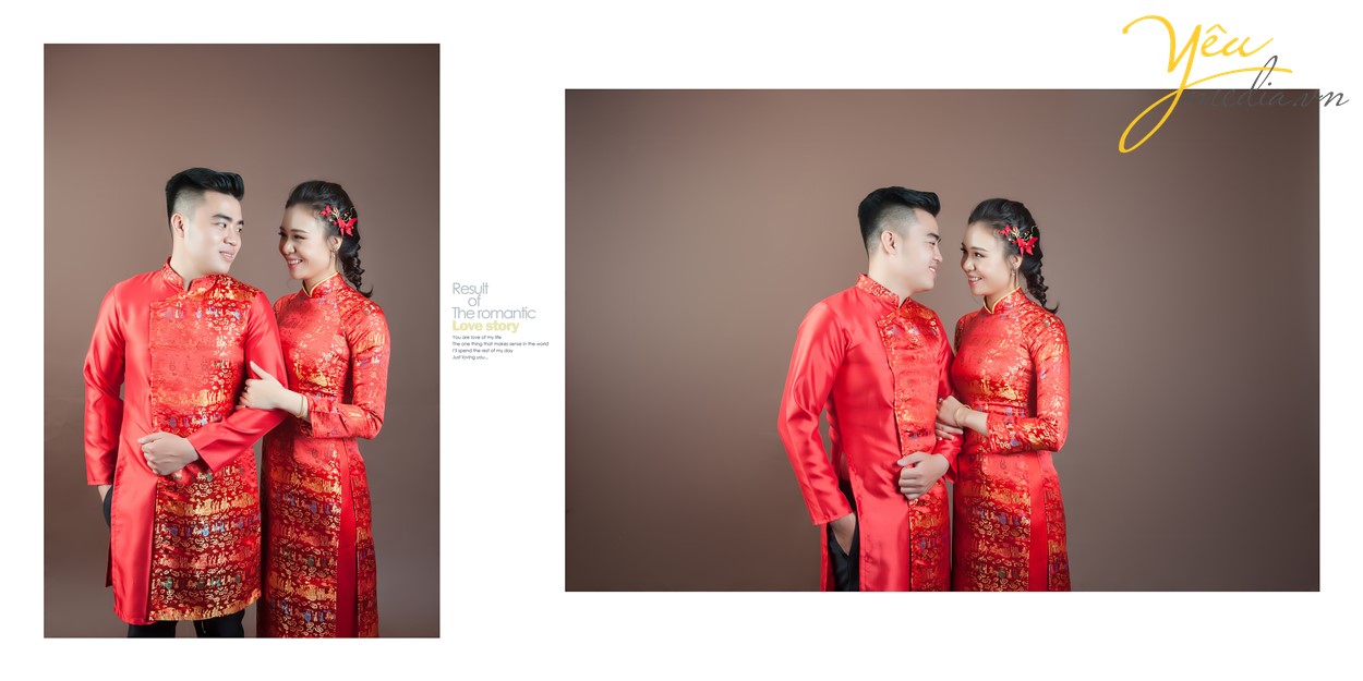 ảnh cưới chụp trong studio indoor ở hà nội