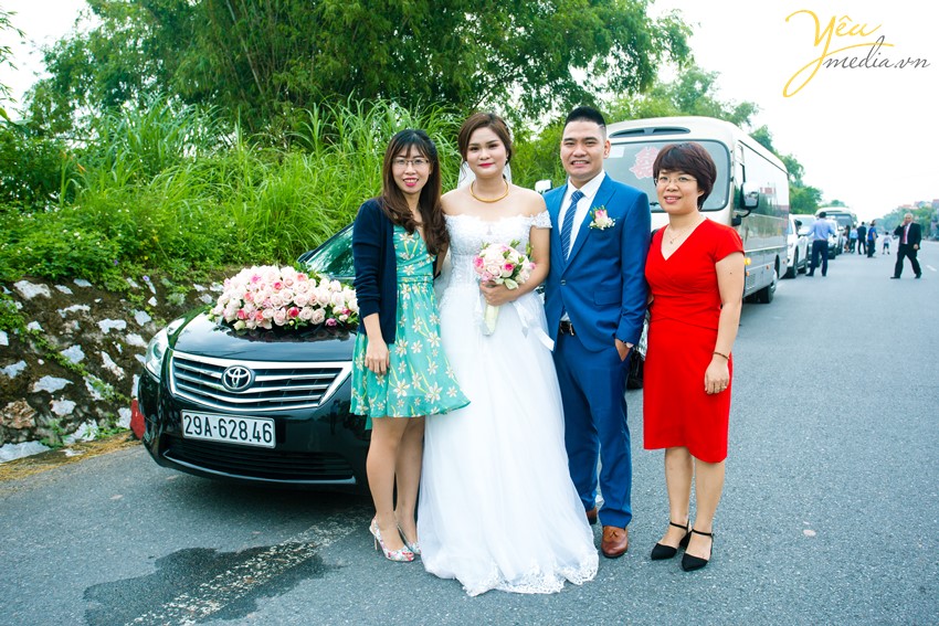 chụp ảnh cưới lúc đón dâu