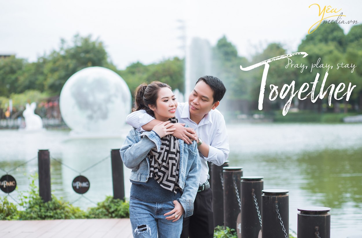 ảnh cưới chụp mùa đông cùng áo len và áo ấm