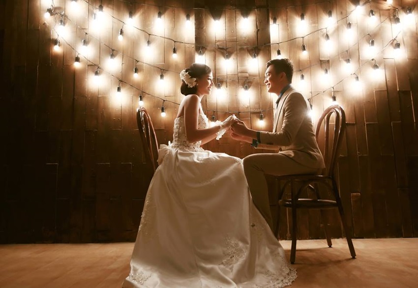 chụp ảnh cưới đẹp ở phim trường orange studio