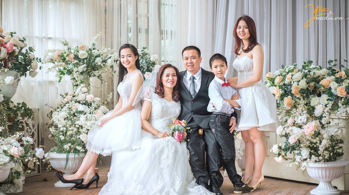 chụp ảnh gia đình