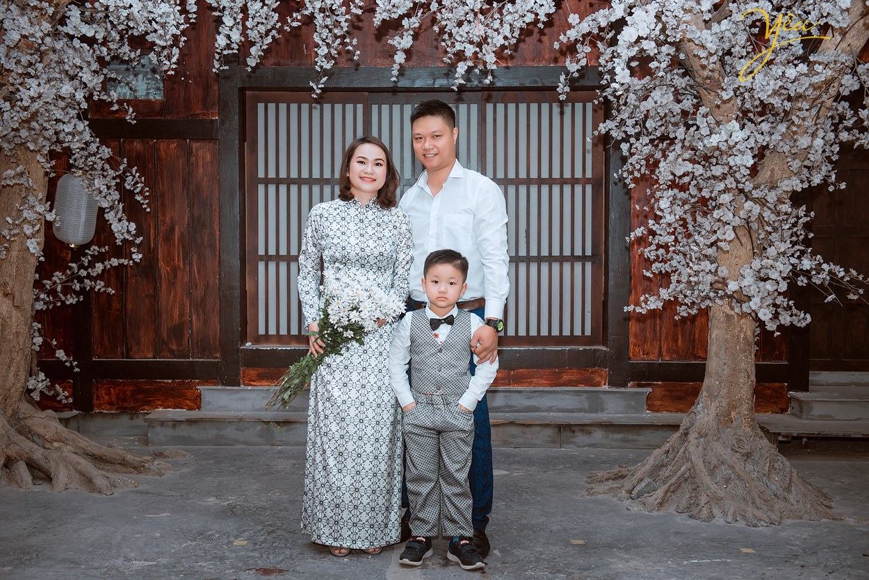 chùm ảnh gia đình đẹp ở hà nội
