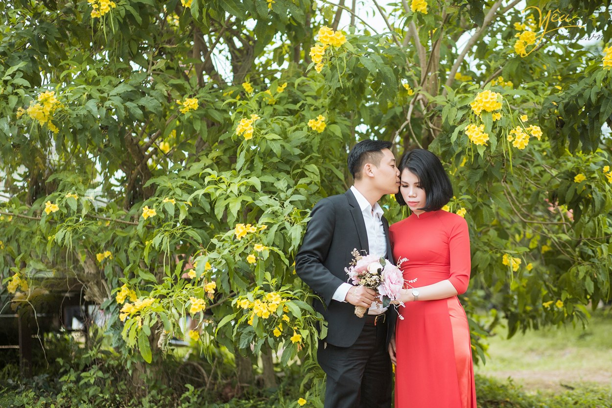 chụp ảnh hai vợ chồng kỷ niệm 5 năm ngày cưới