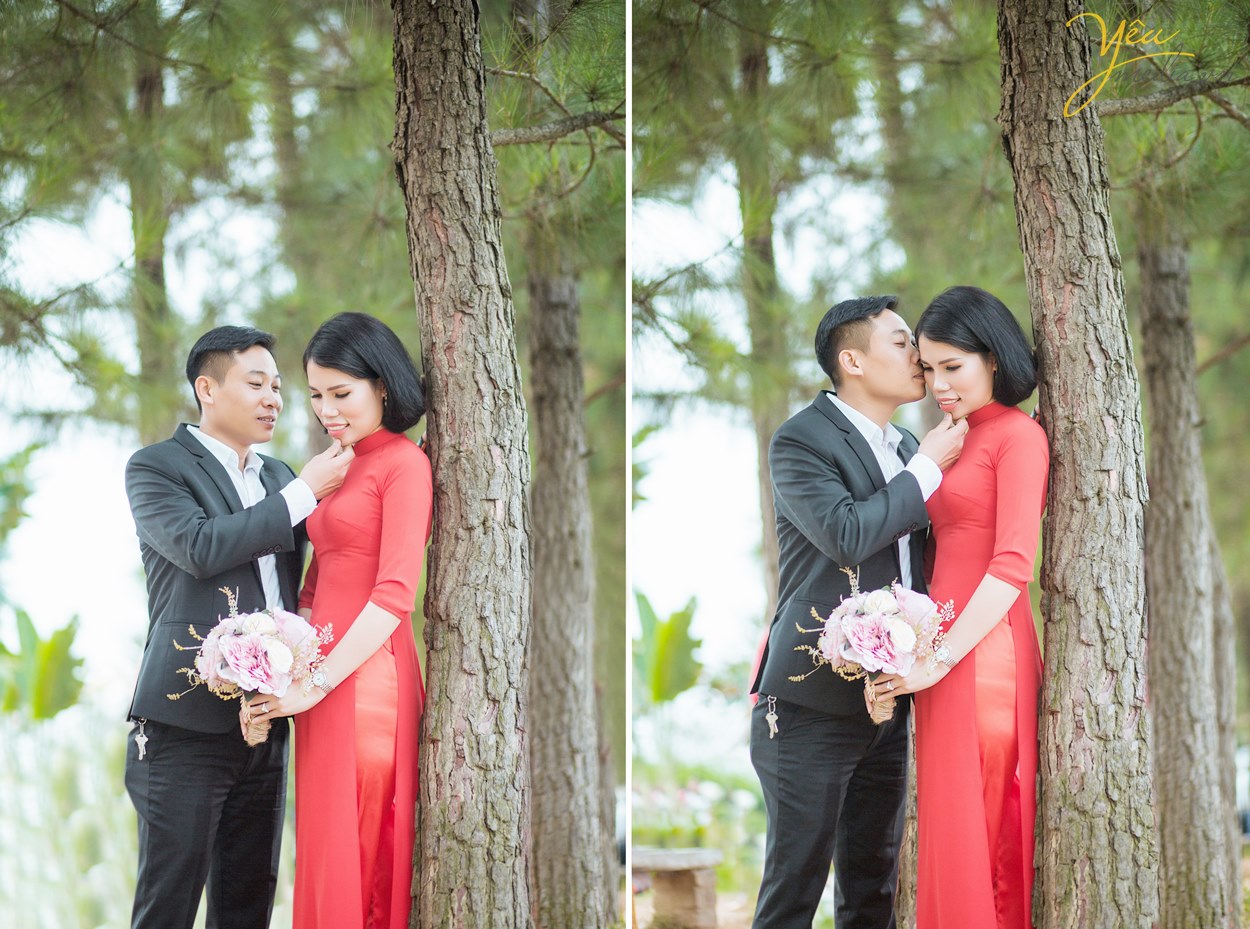 chụp ảnh hai vợ chồng kỉ niệm 10 năm ngày cưới