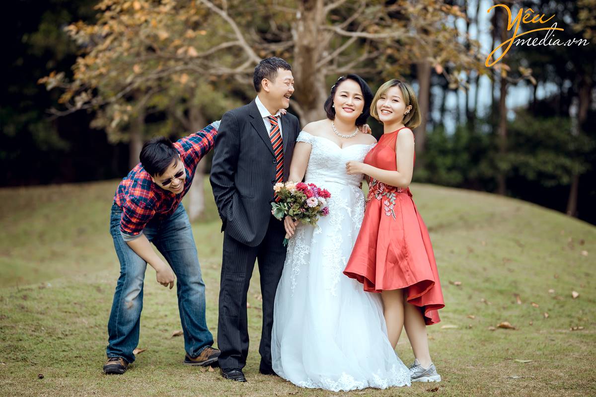 chụp ảnh gia đình tại Đại Lải