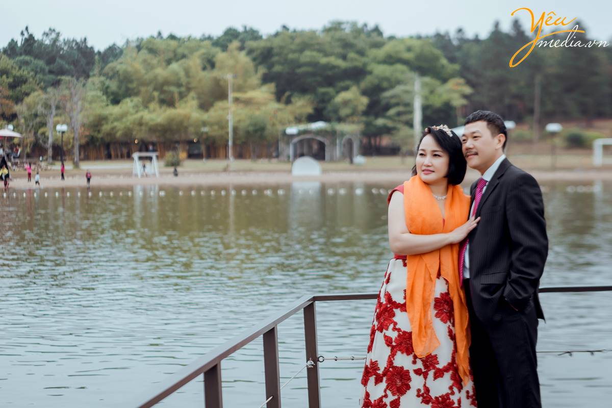 chụp ảnh gia đình tại Đại Lải