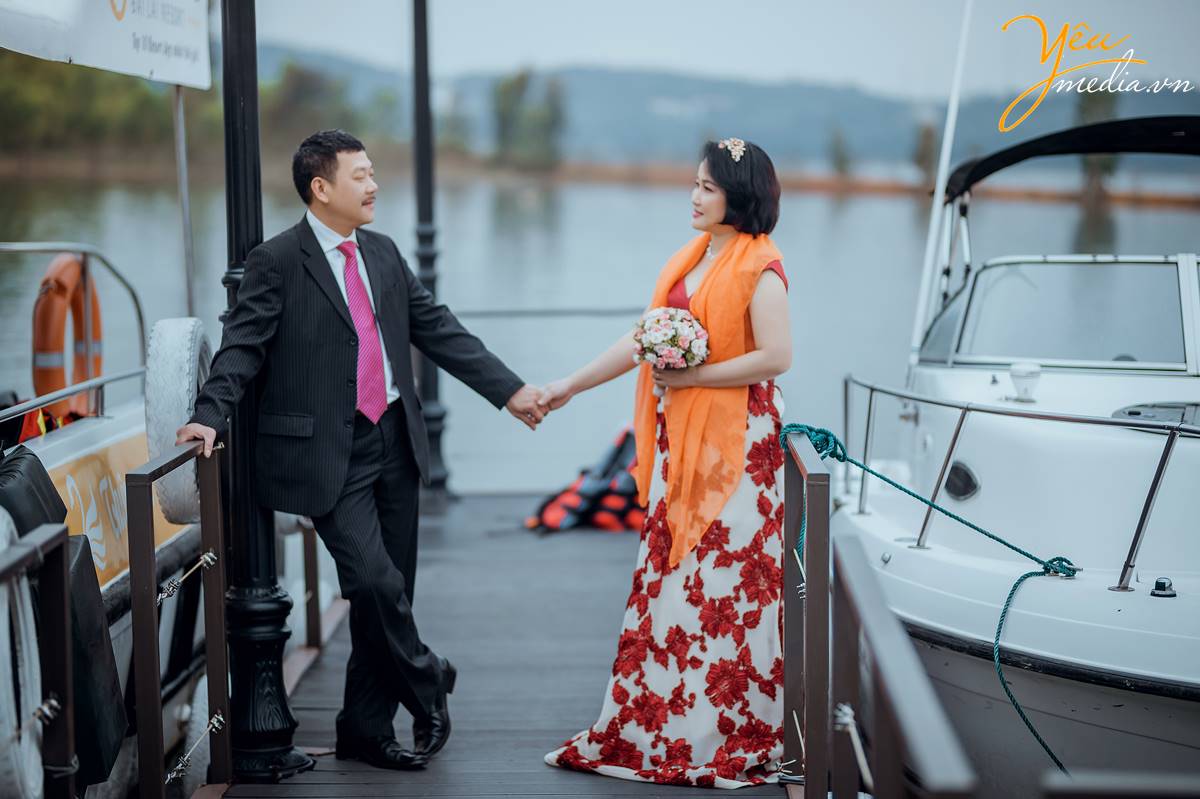 chụp ảnh gia đình tại Đại Lải
